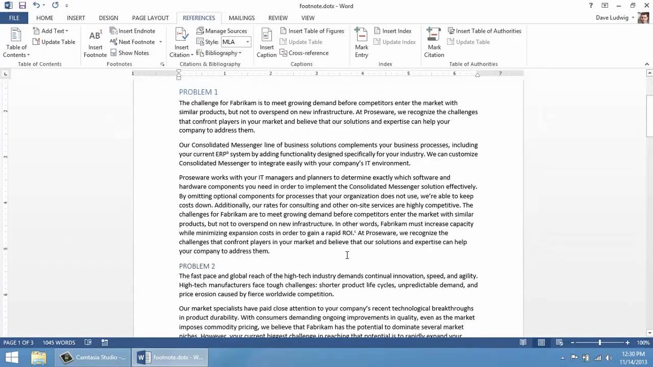 freeze all footnote numbers in word for mac